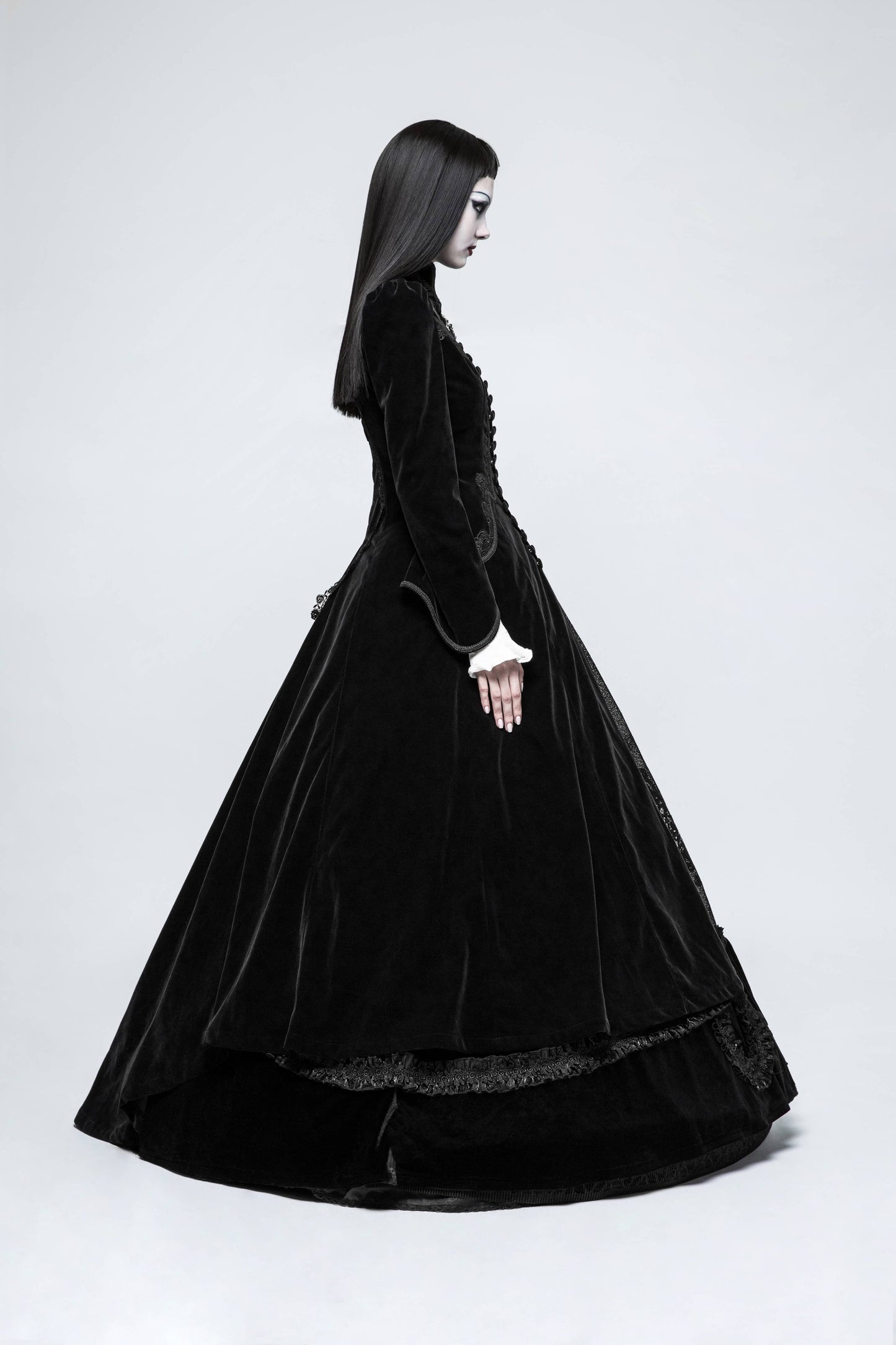GOTHIC PALACE SWALLOW TAIL LONG DRESS