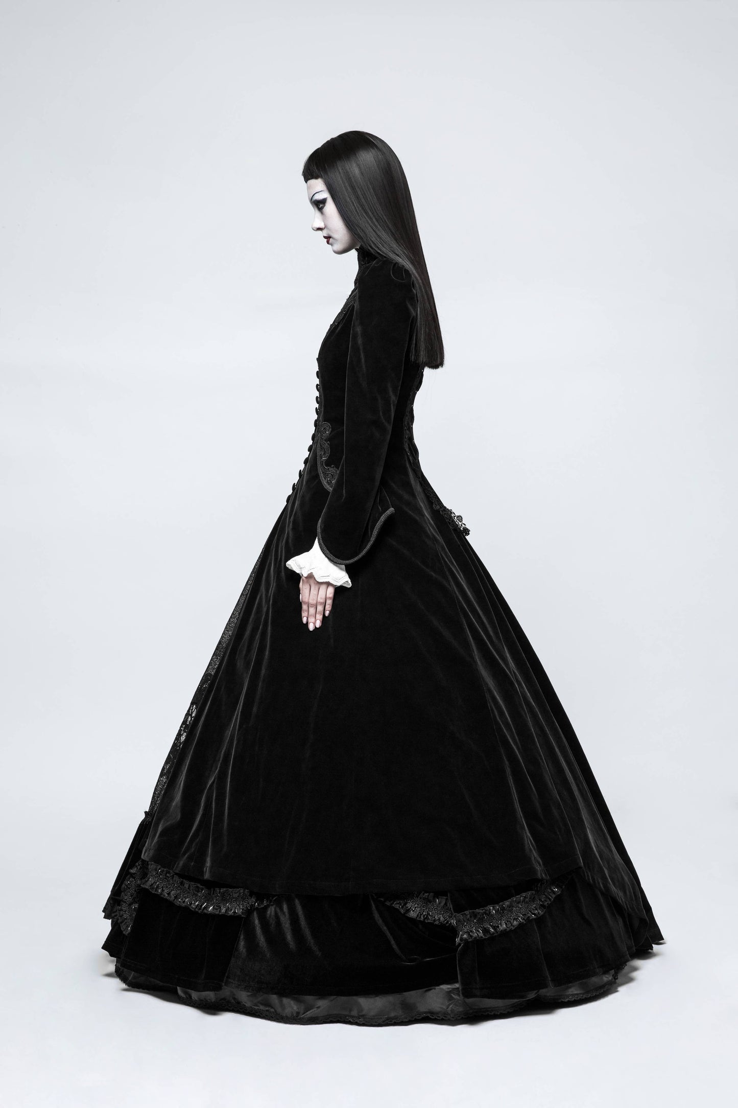 GOTHIC PALACE SWALLOW TAIL LONG DRESS