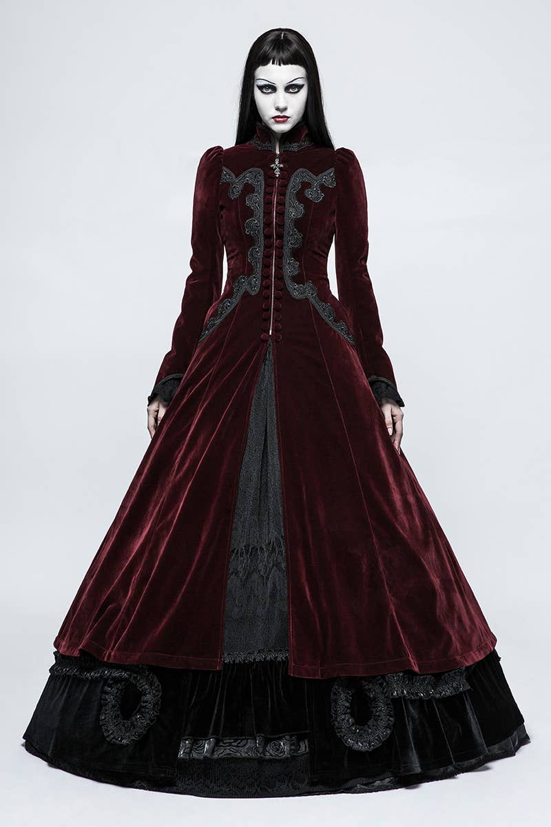 GOTHIC PALACE SWALLOW TAIL LONG DRESS