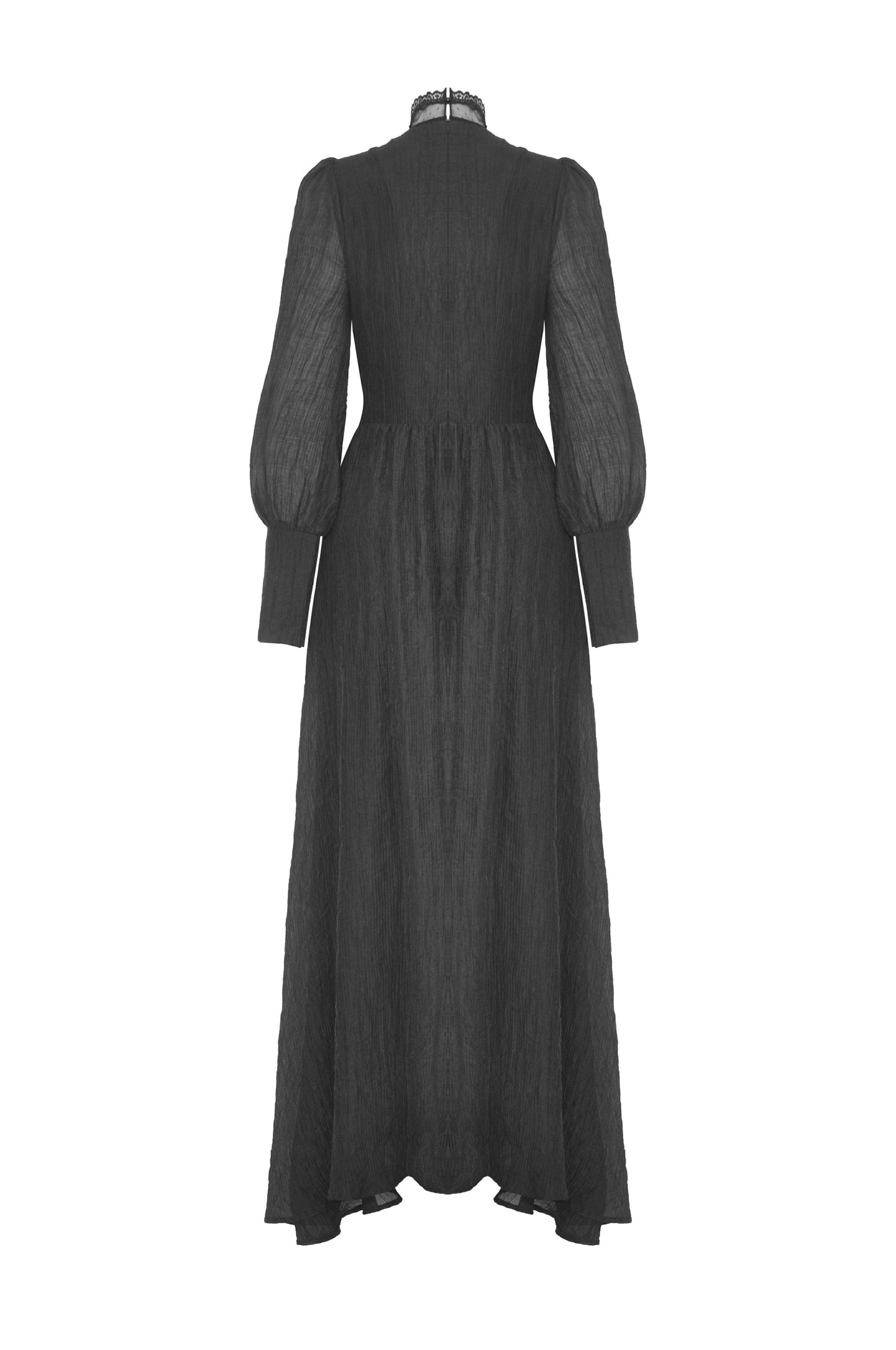 GOTHIC HOLLOW MAXI DRESS