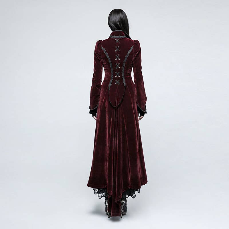 GOTHIC PALACE SWALLOW TAIL LONG DRESS