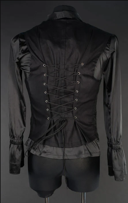 Black Marquis Long Vest