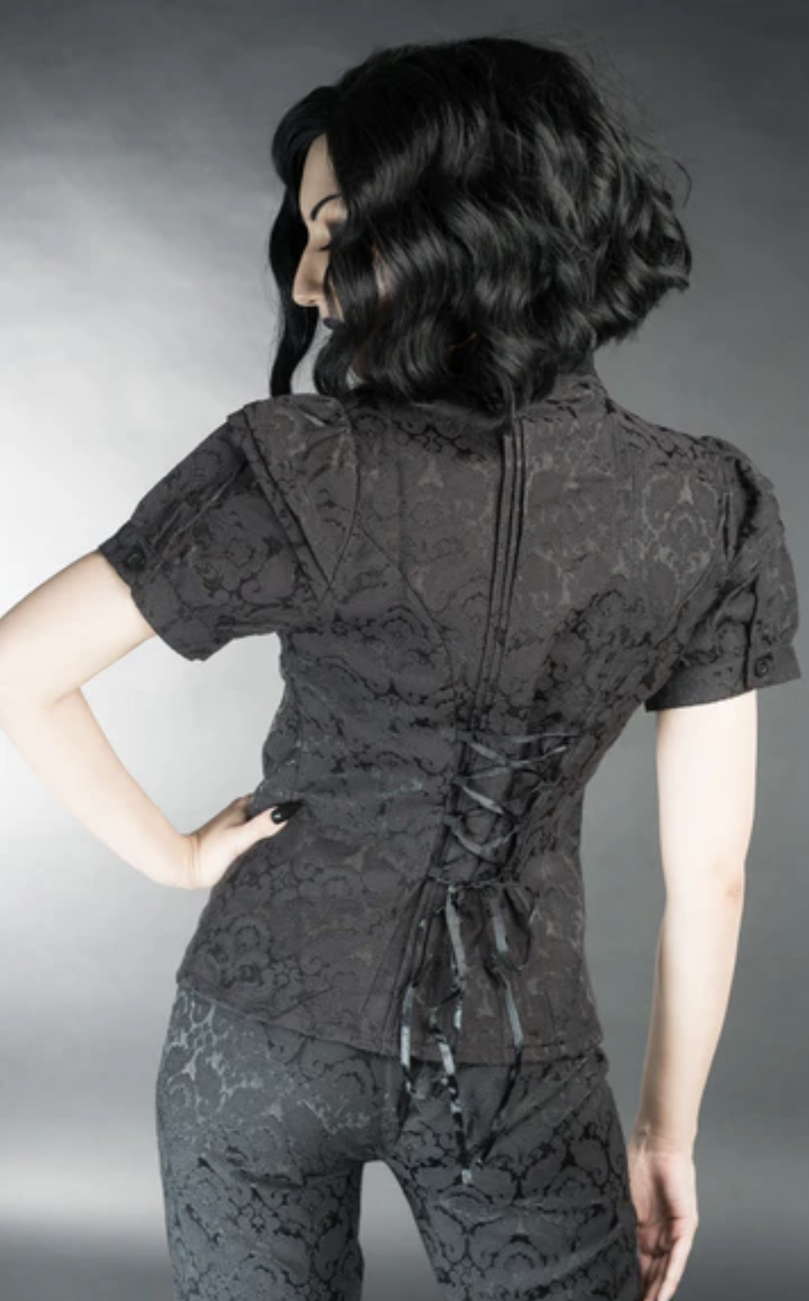 Brocade Edwardian Blouse