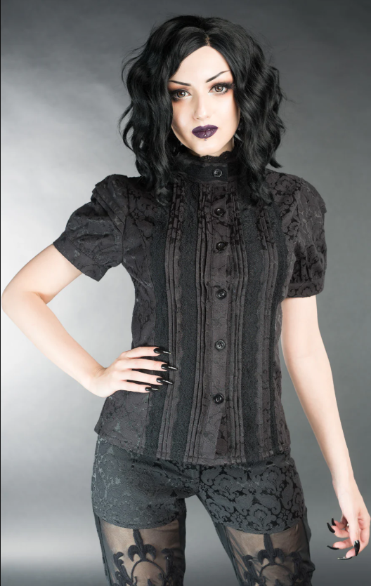 Brocade Edwardian Blouse