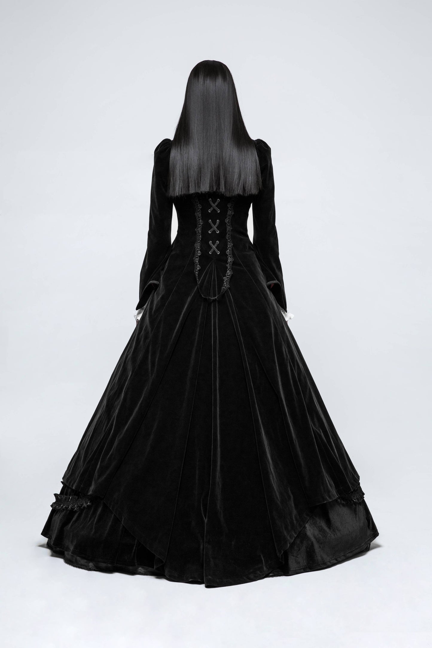 GOTHIC PALACE SWALLOW TAIL LONG DRESS