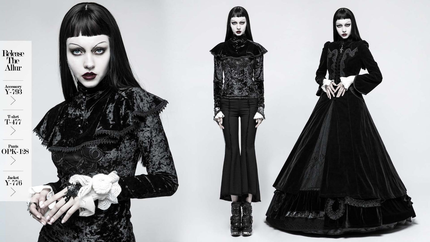 GOTHIC PALACE SWALLOW TAIL LONG DRESS