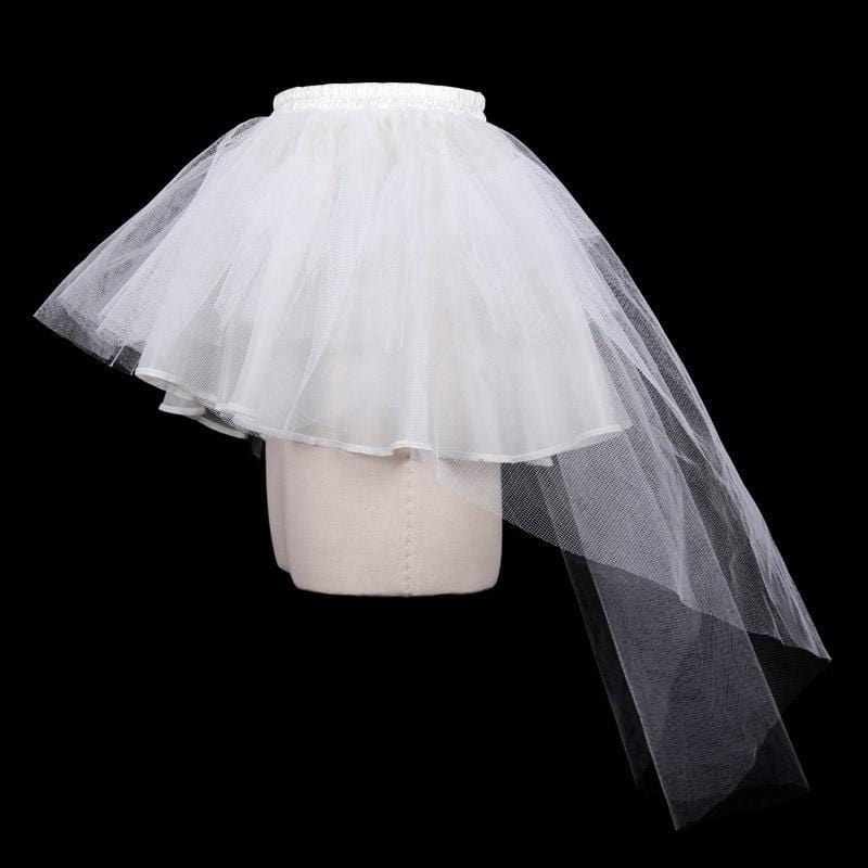 Women's Punk Mini Skirt With Net