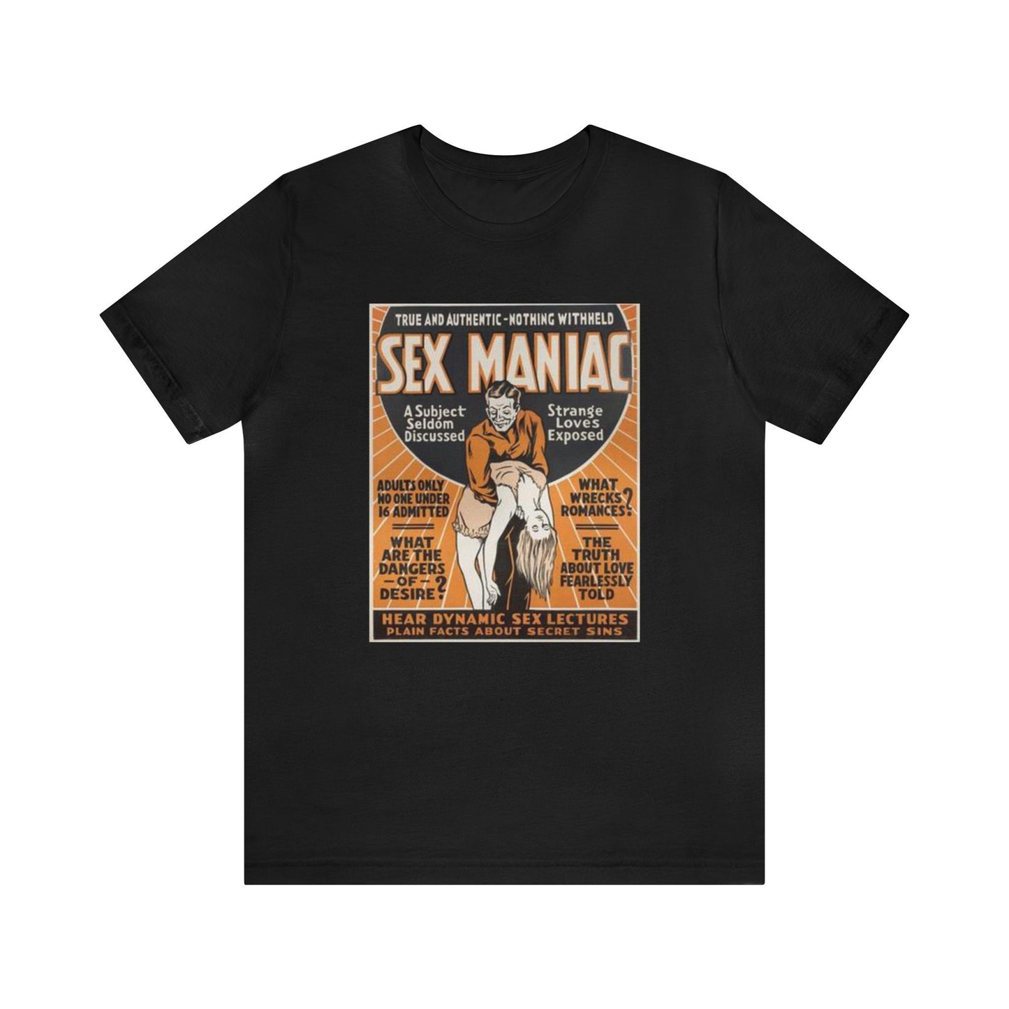 Goth & Geeky Sex Maniac Unisex Graphic Tee