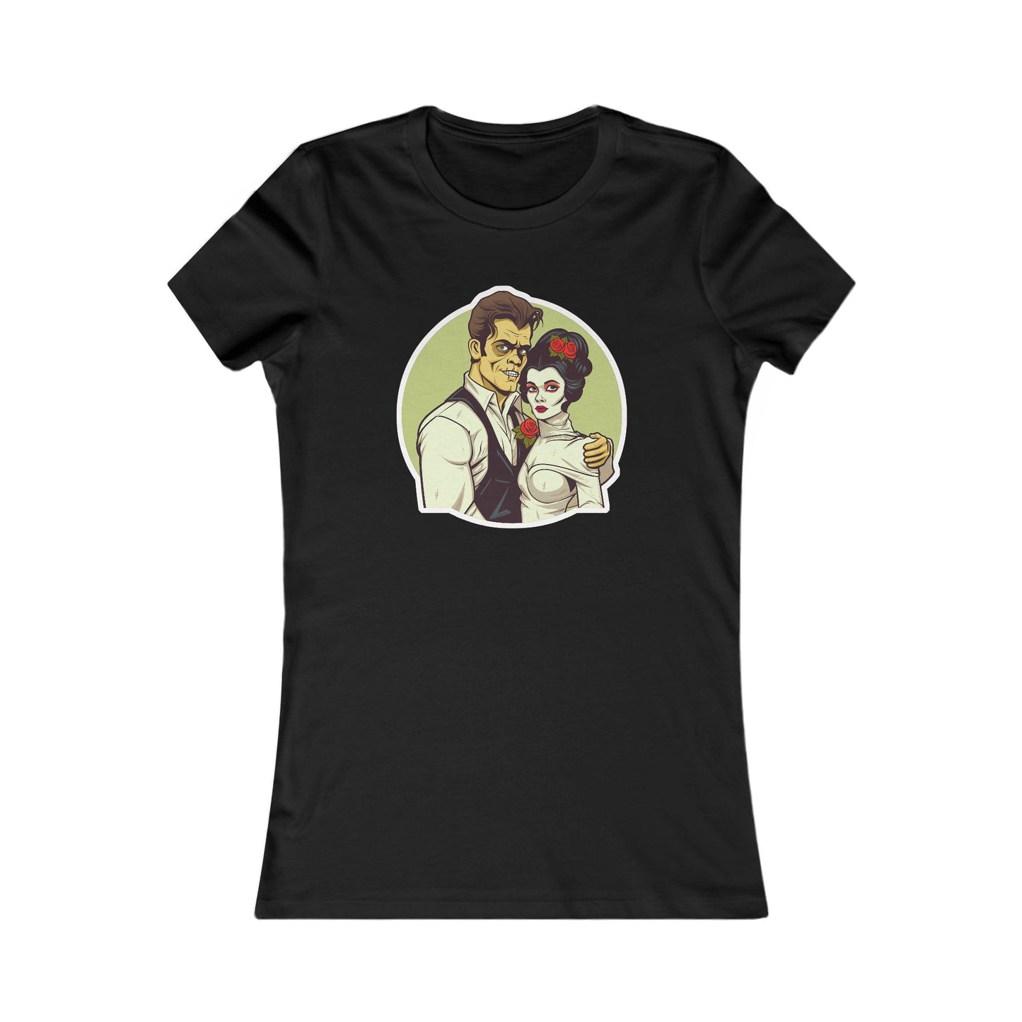Goth & Geeky Hansenstein and Bride Women's T-Shirt