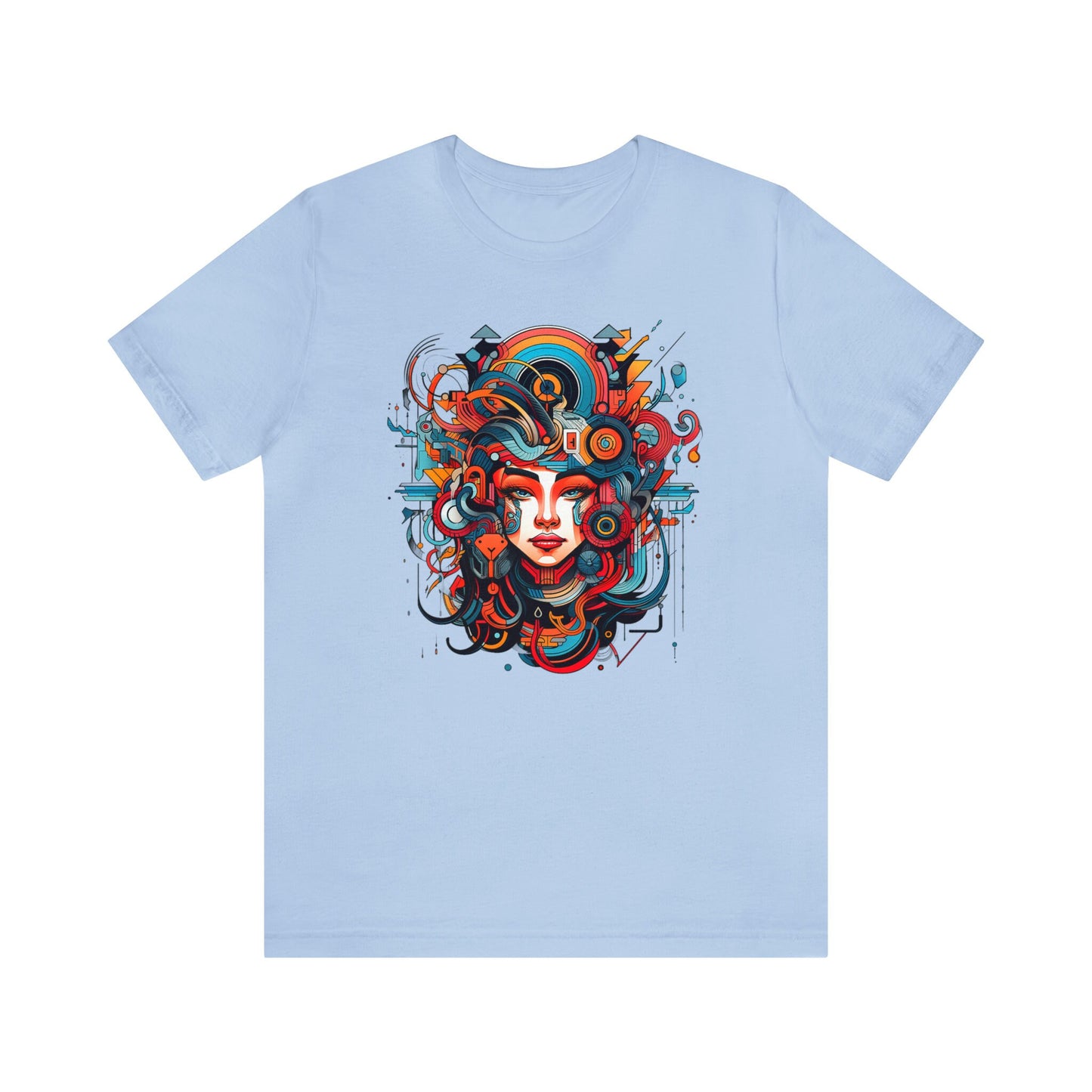 Goth & Geeky Aztec Cyber Goddess Unisex Graphic Tee