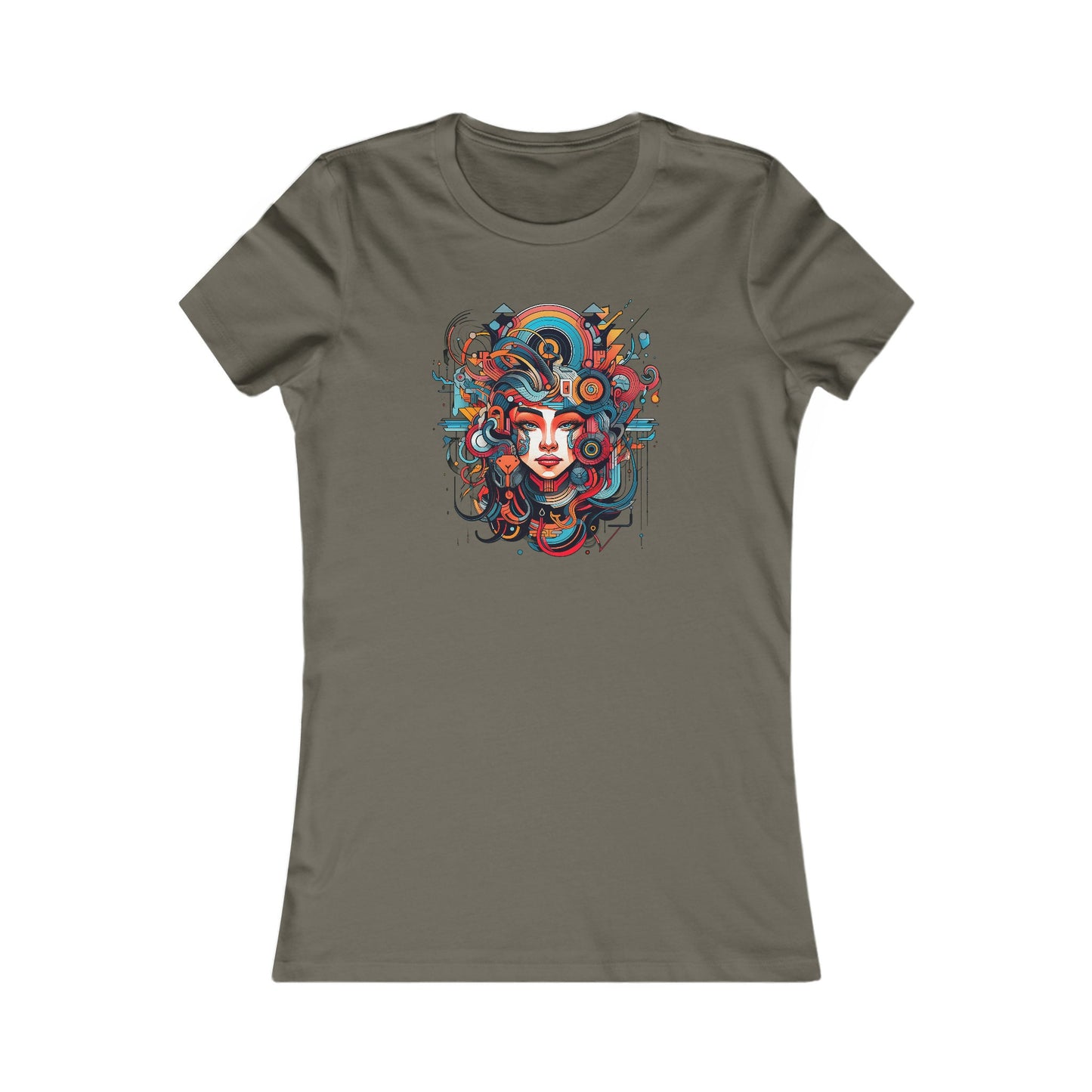 Goth & Geeky Aztec Cyber Goddess Women's T-Shirt