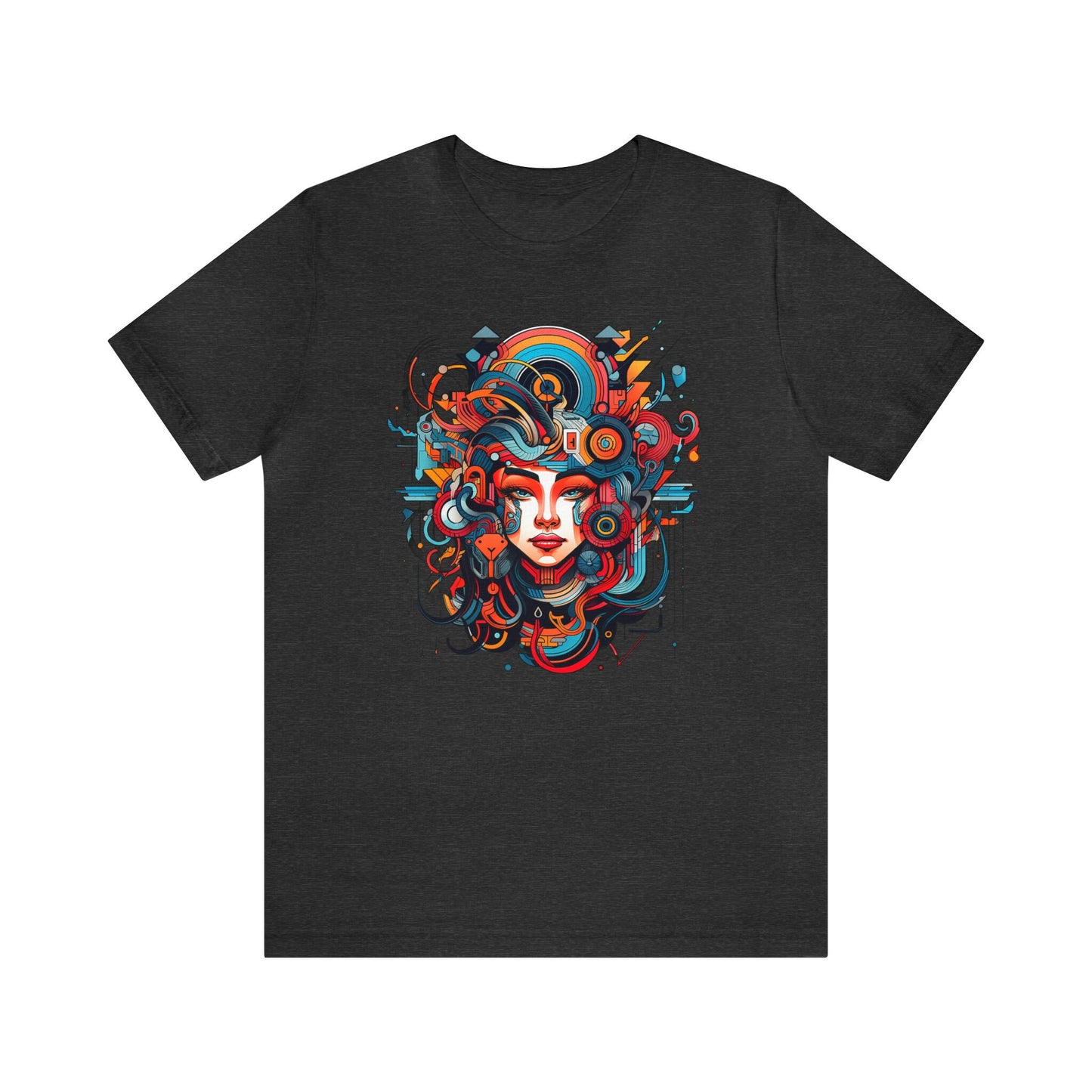 Goth & Geeky Aztec Cyber Goddess Unisex Graphic Tee