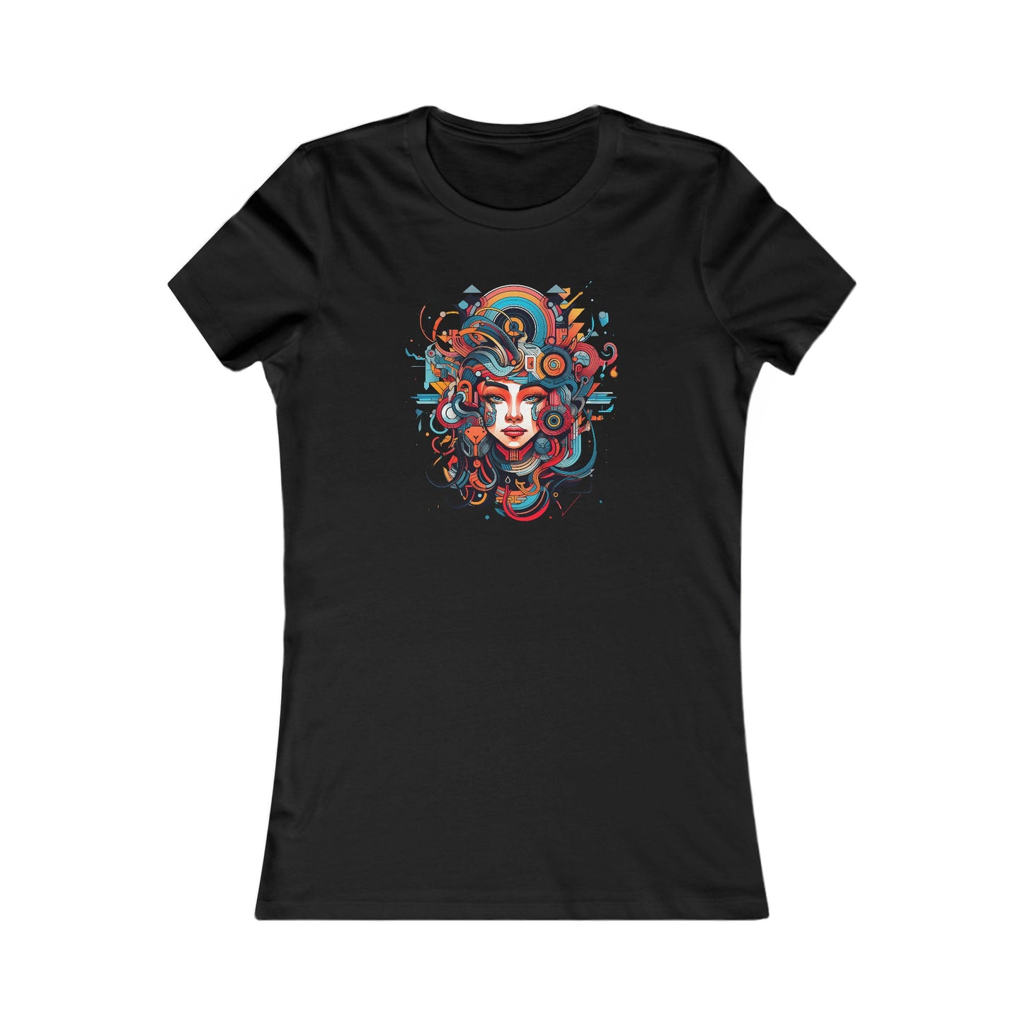 Goth & Geeky Aztec Cyber Goddess Women's T-Shirt