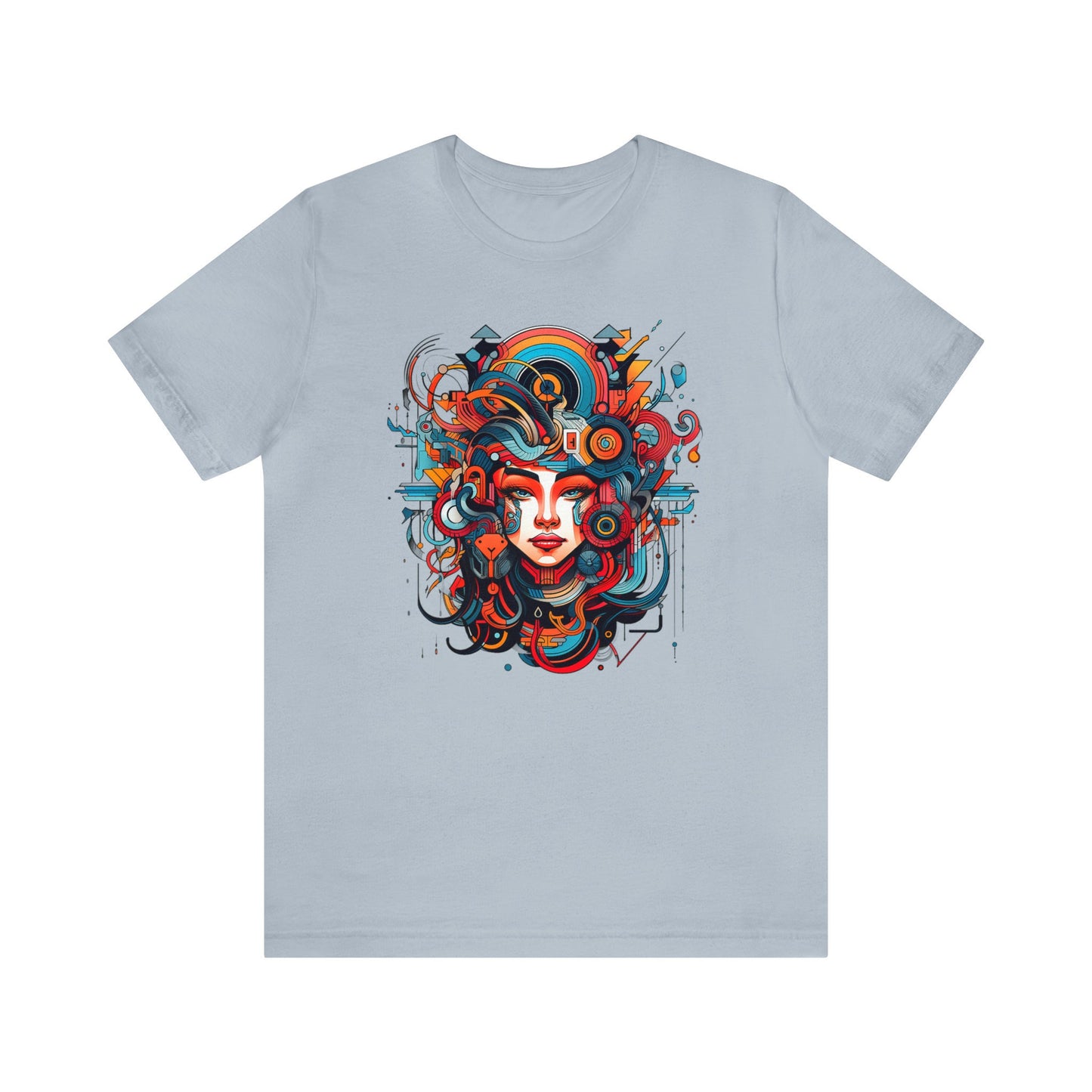 Goth & Geeky Aztec Cyber Goddess Unisex Graphic Tee