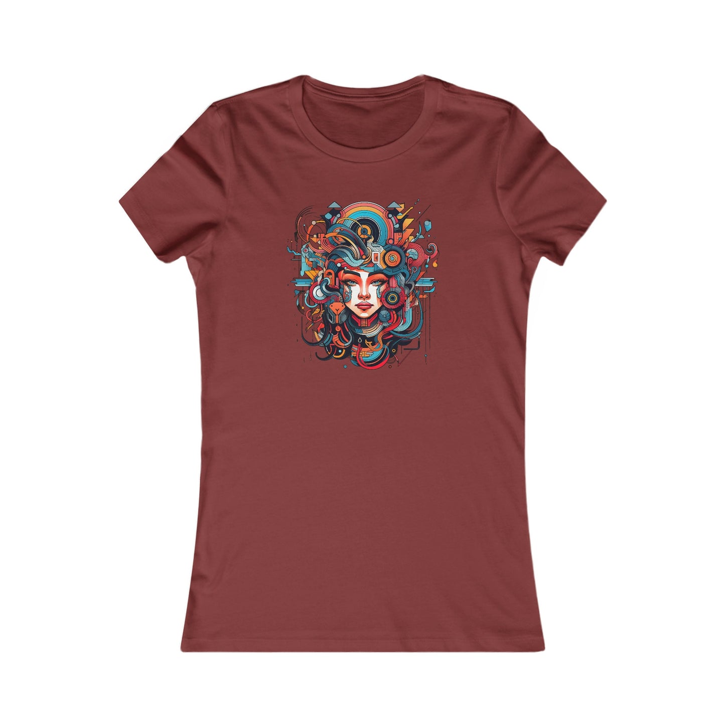 Goth & Geeky Aztec Cyber Goddess Women's T-Shirt