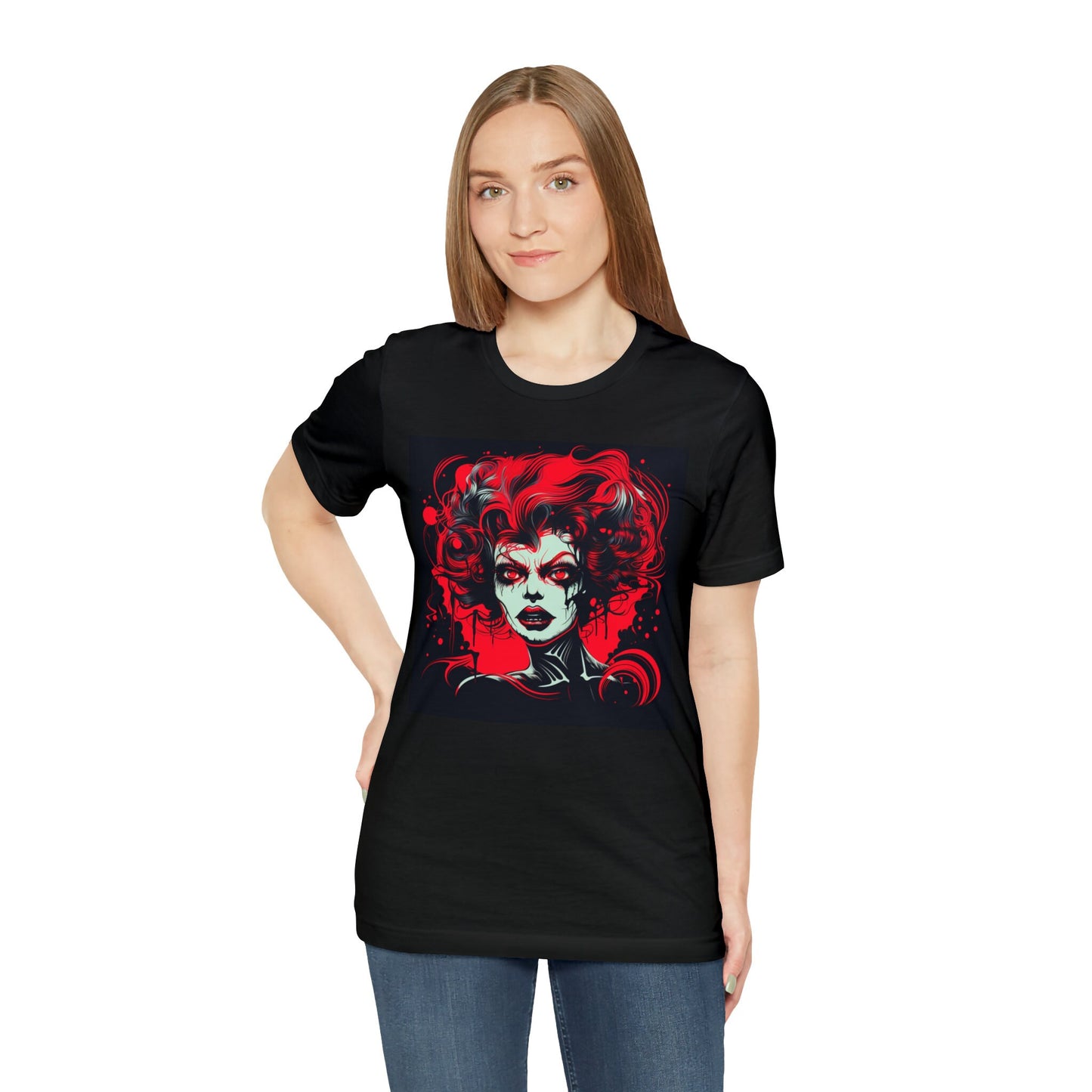 Goth & Geeky Horror Girl Unisex Graphic Tee