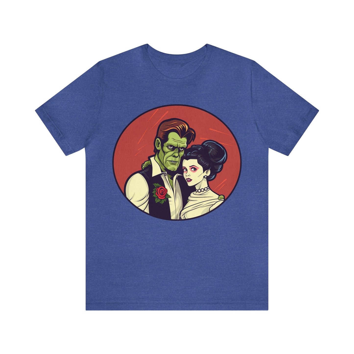 Goth & Geeky Hankenstein and Leia Bride Unisex Graphic Tee