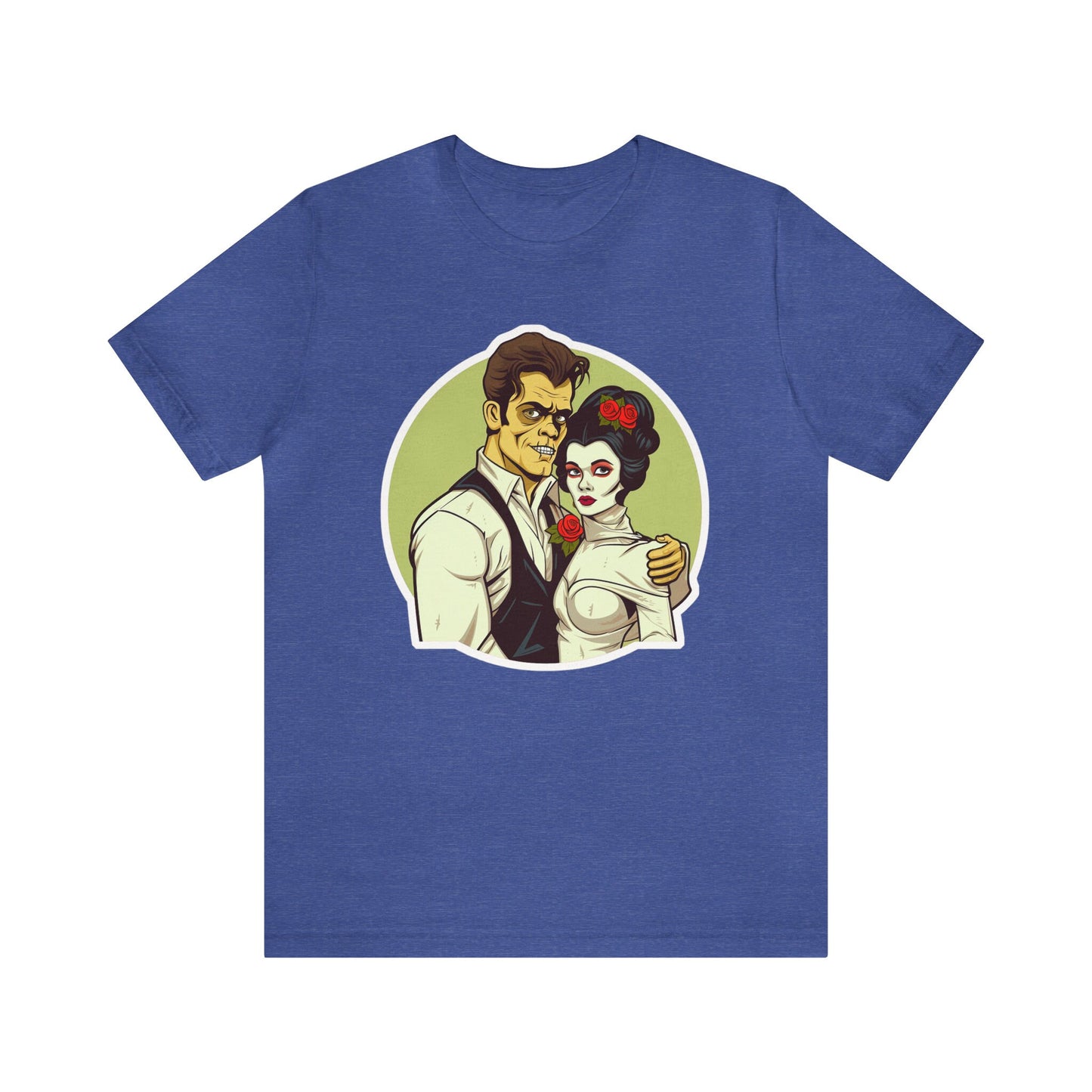 Goth & Geeky Hankenstein and Bride Unisex Graphic Tee
