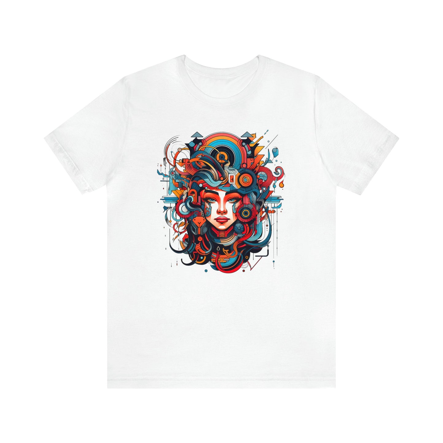 Goth & Geeky Aztec Cyber Goddess Unisex Graphic Tee