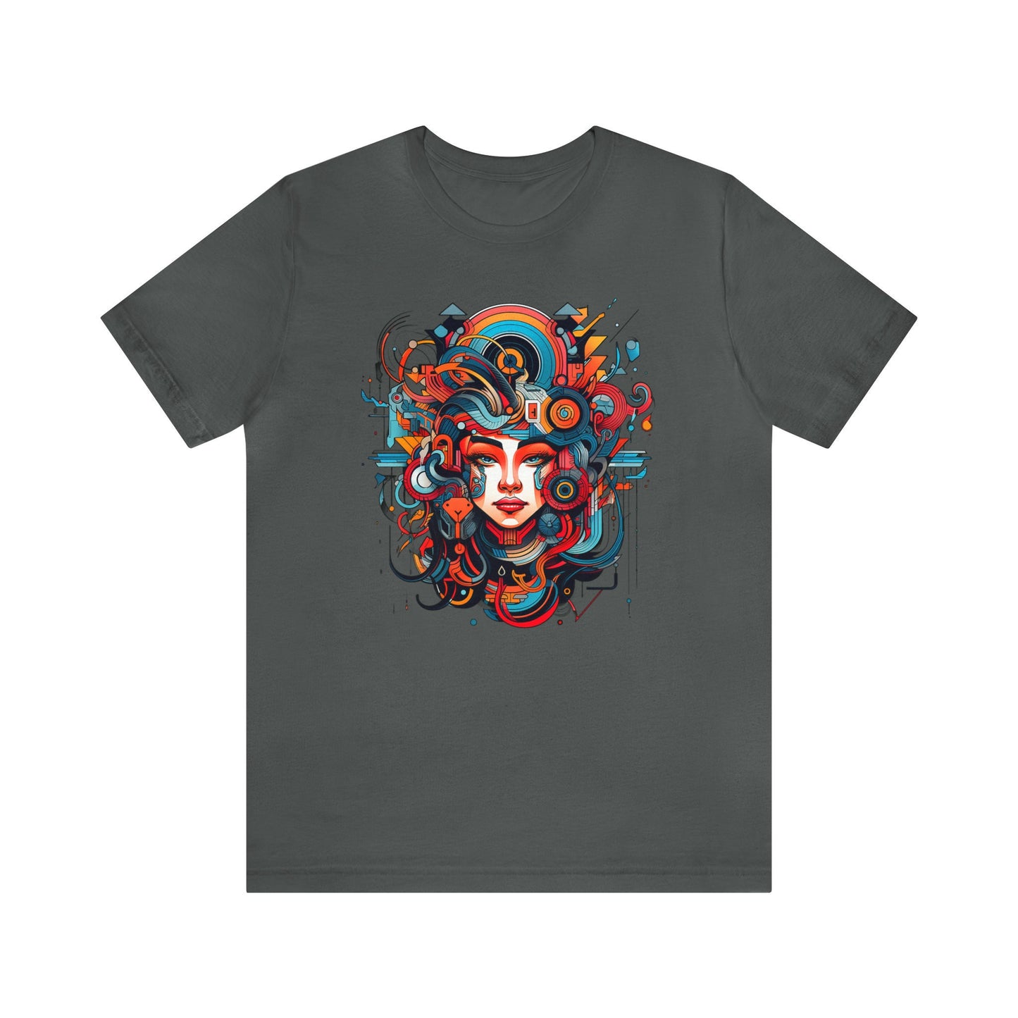 Goth & Geeky Aztec Cyber Goddess Unisex Graphic Tee