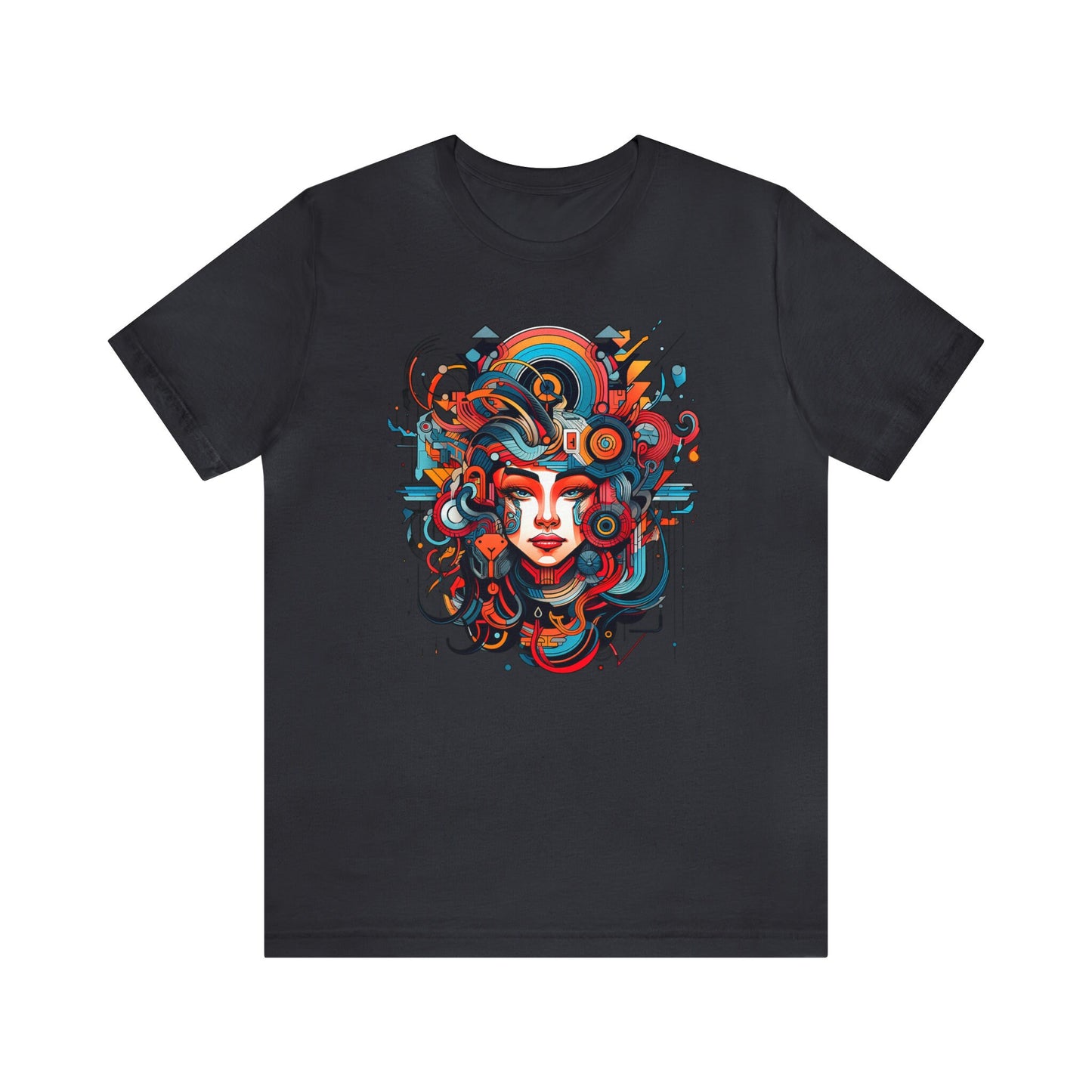Goth & Geeky Aztec Cyber Goddess Unisex Graphic Tee