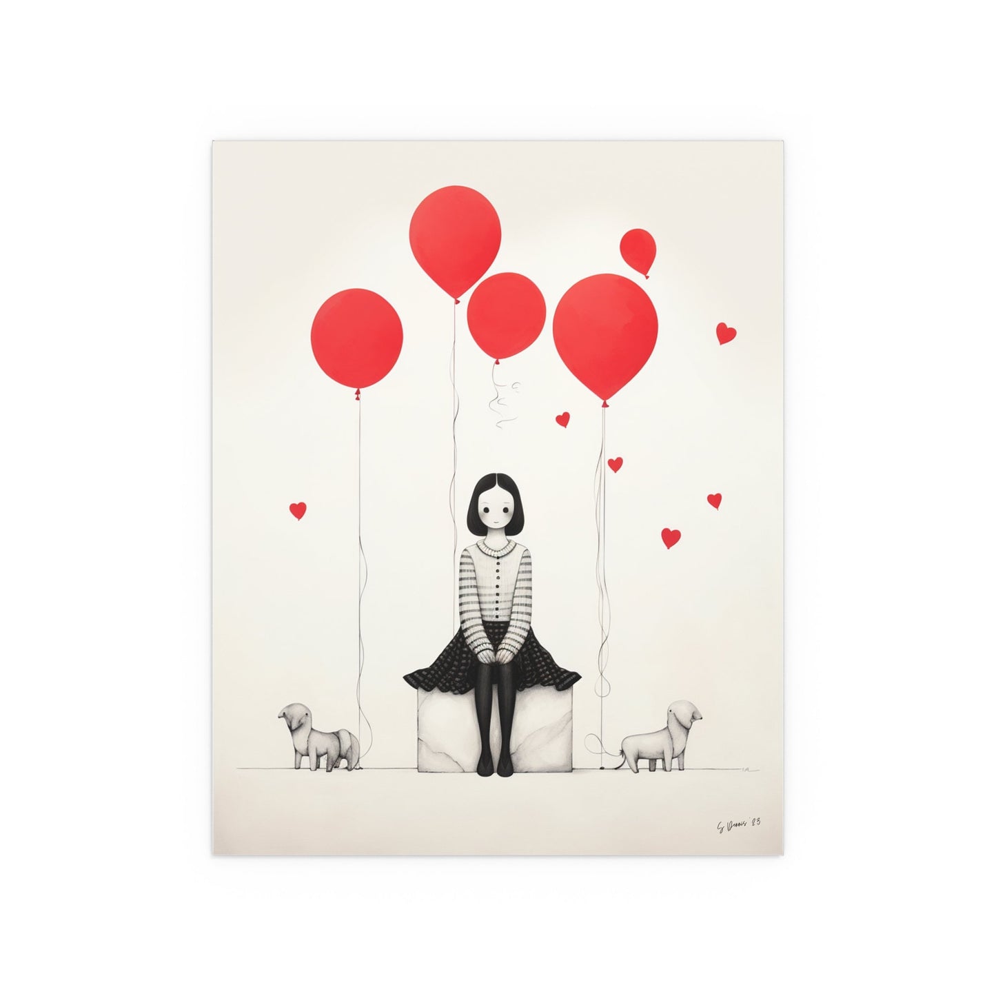 Almost 99 Red Balloons Print