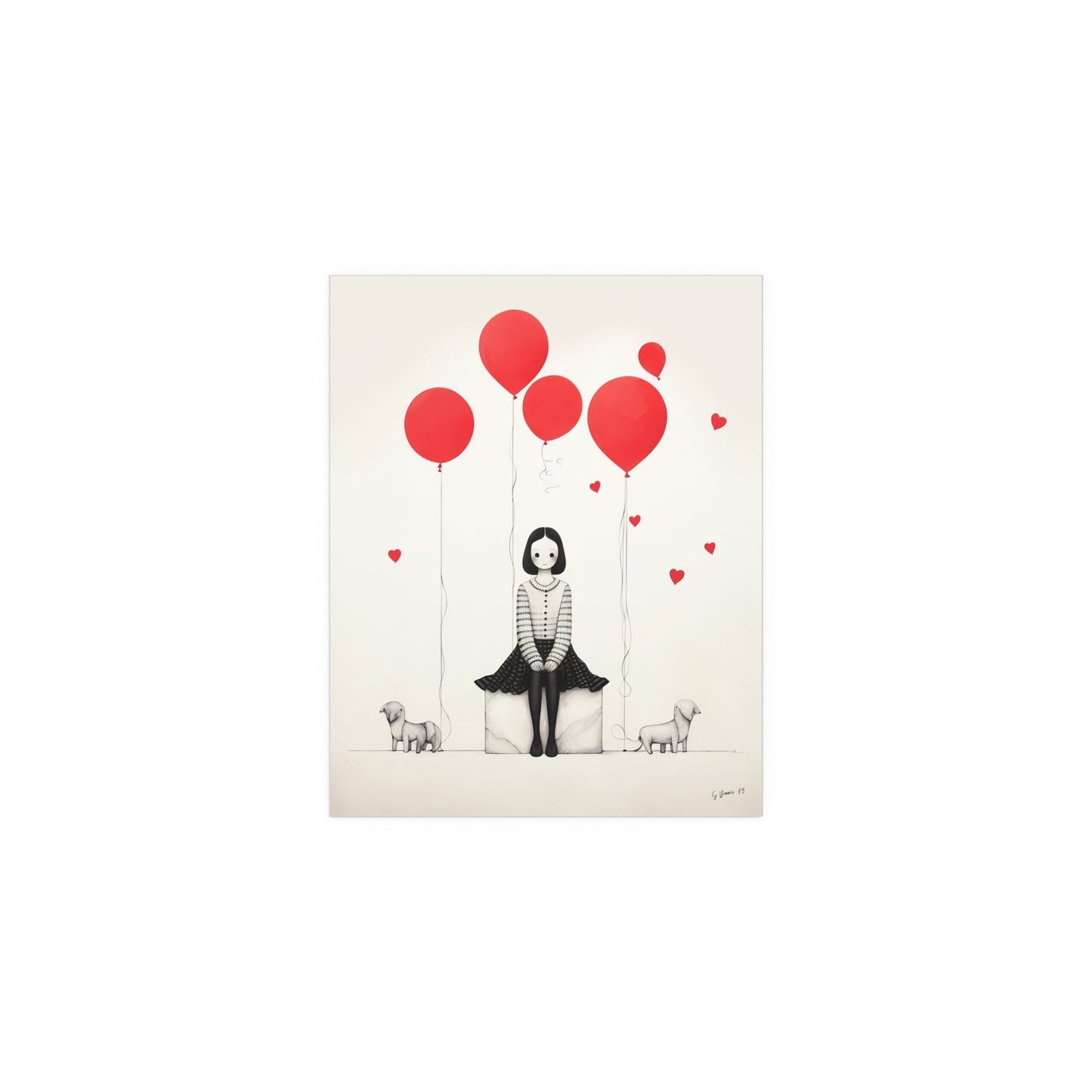 Almost 99 Red Balloons Print