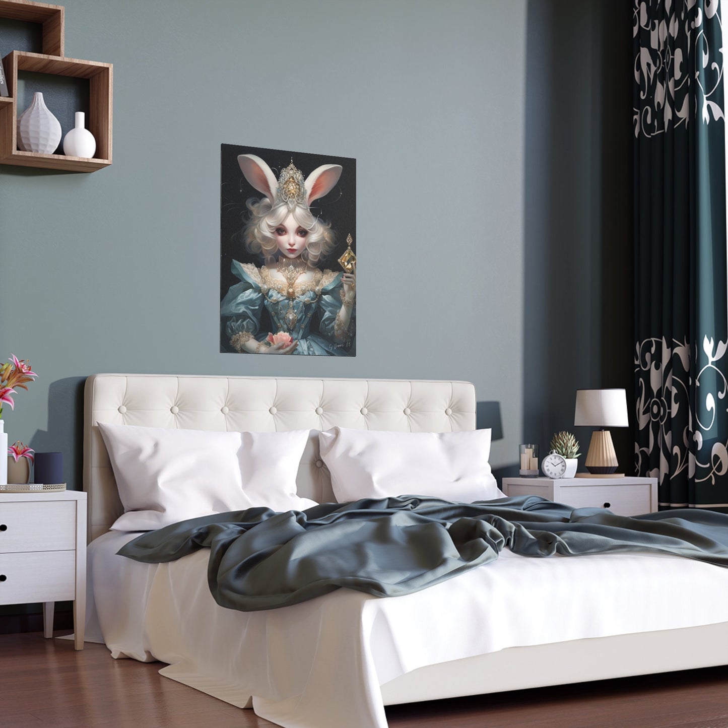 My Bunny Queen Print