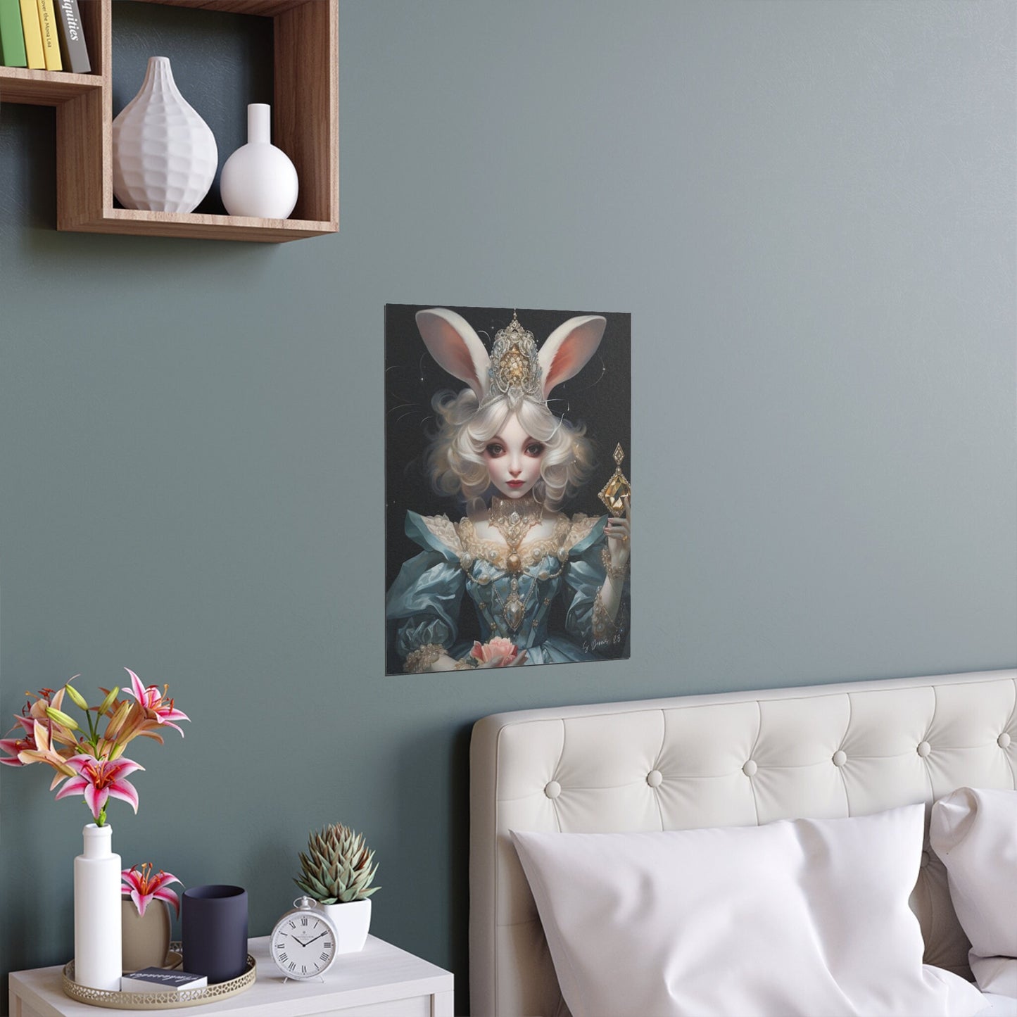 My Bunny Queen Print