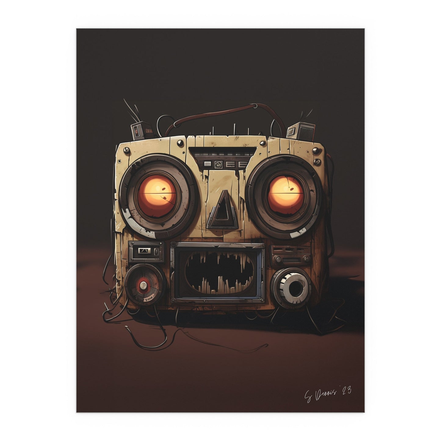 Radio Terror Print