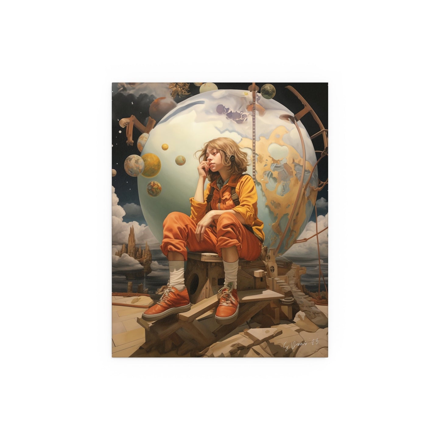 Dockside Dallying Print
