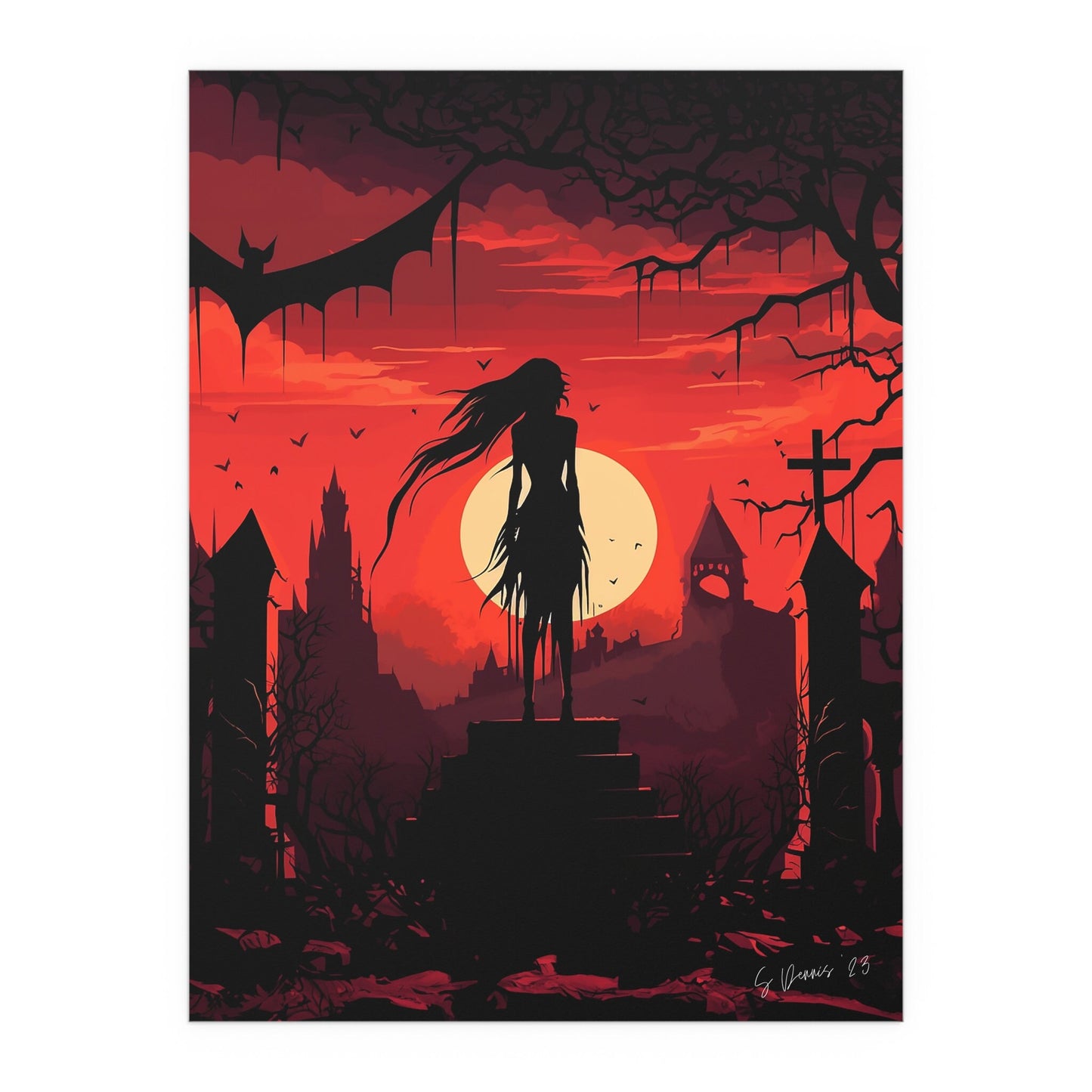 Waiting for the Night to Call Print