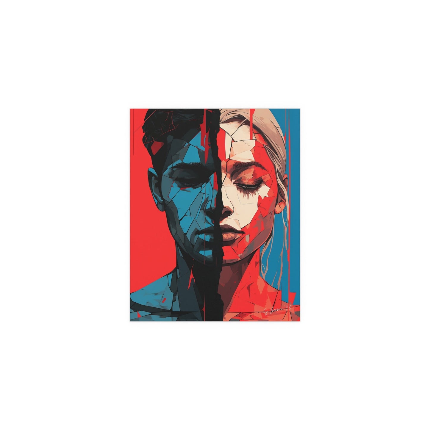 Divided, with Love Print