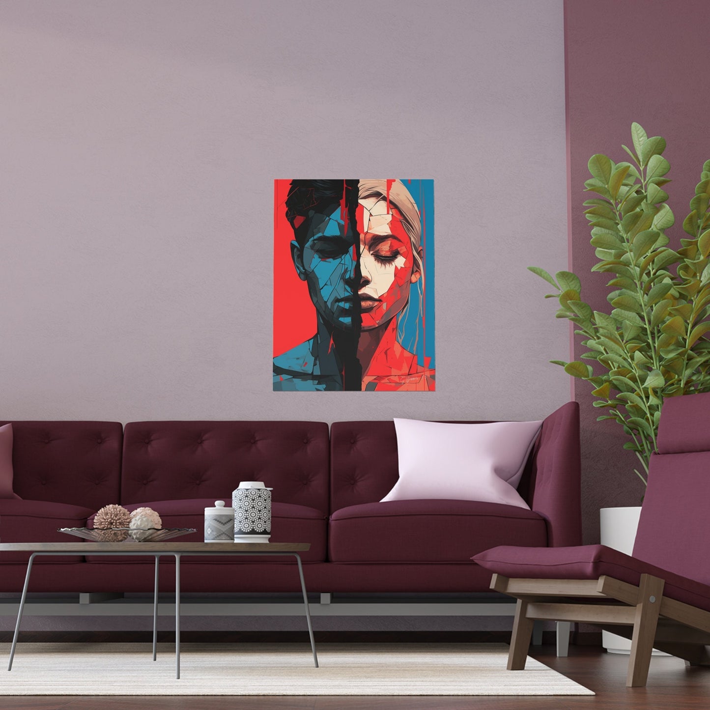 Divided, with Love Print