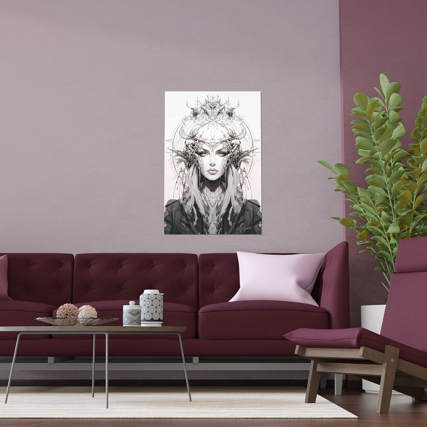 Cyber Priestess Print