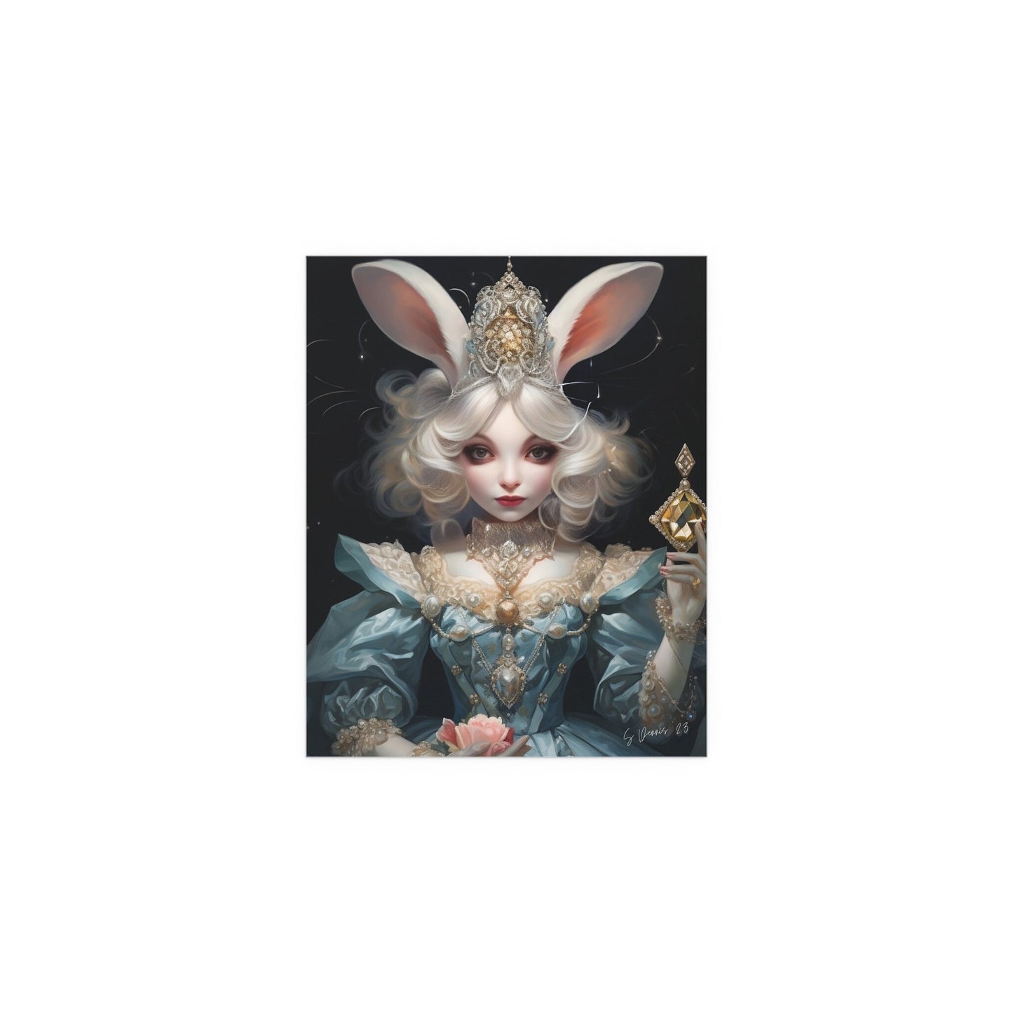 My Bunny Queen Print