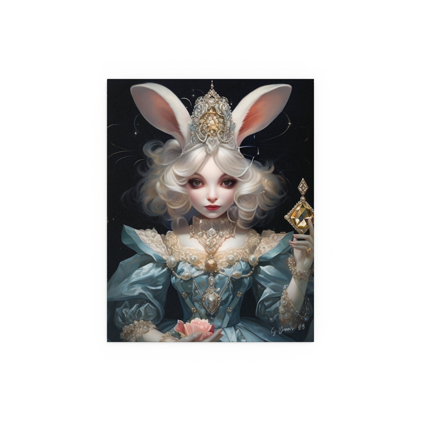 My Bunny Queen Print