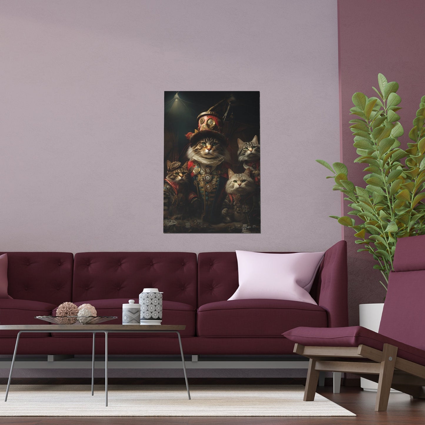 His Royal Fluffiness's Court Print