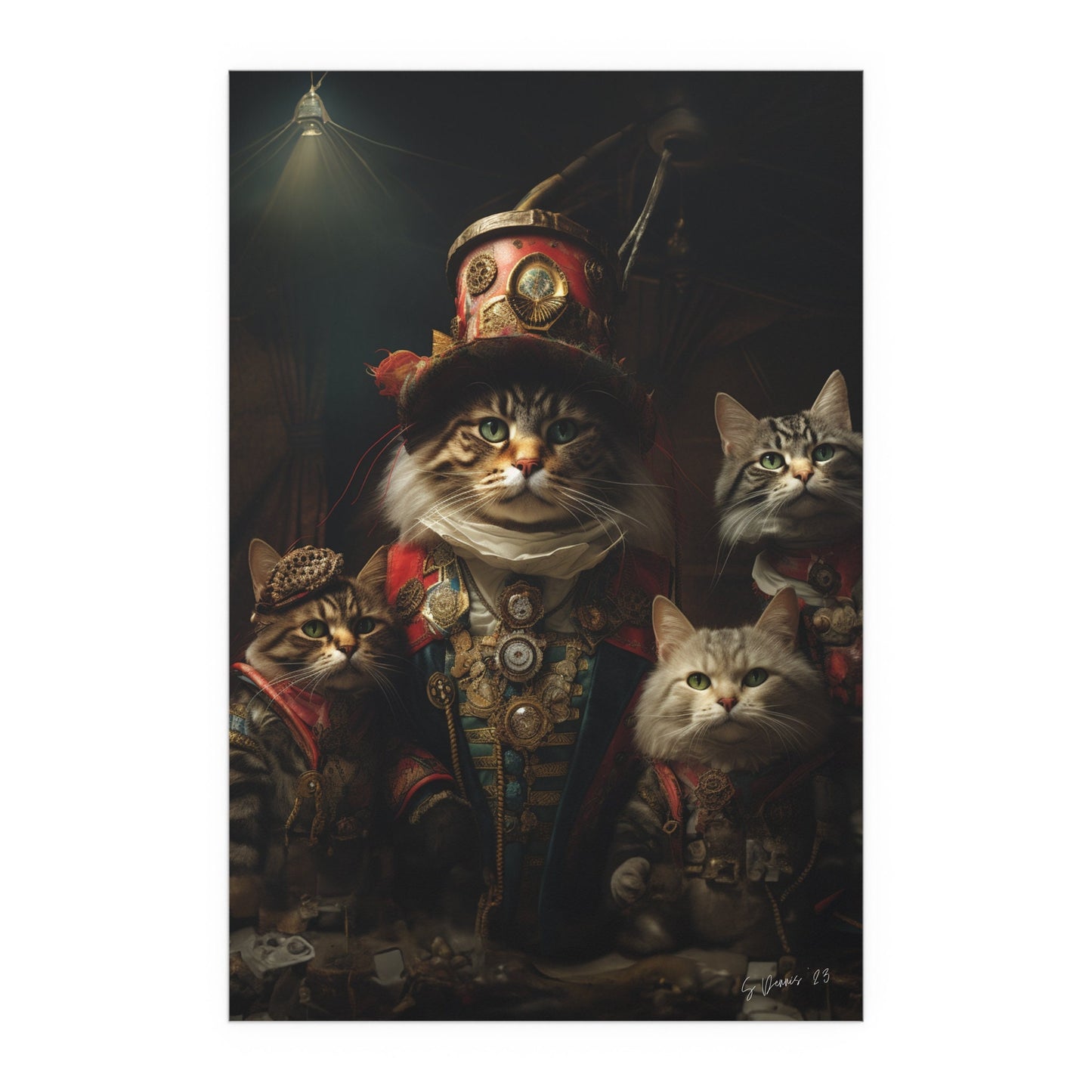 His Royal Fluffiness's Court Print