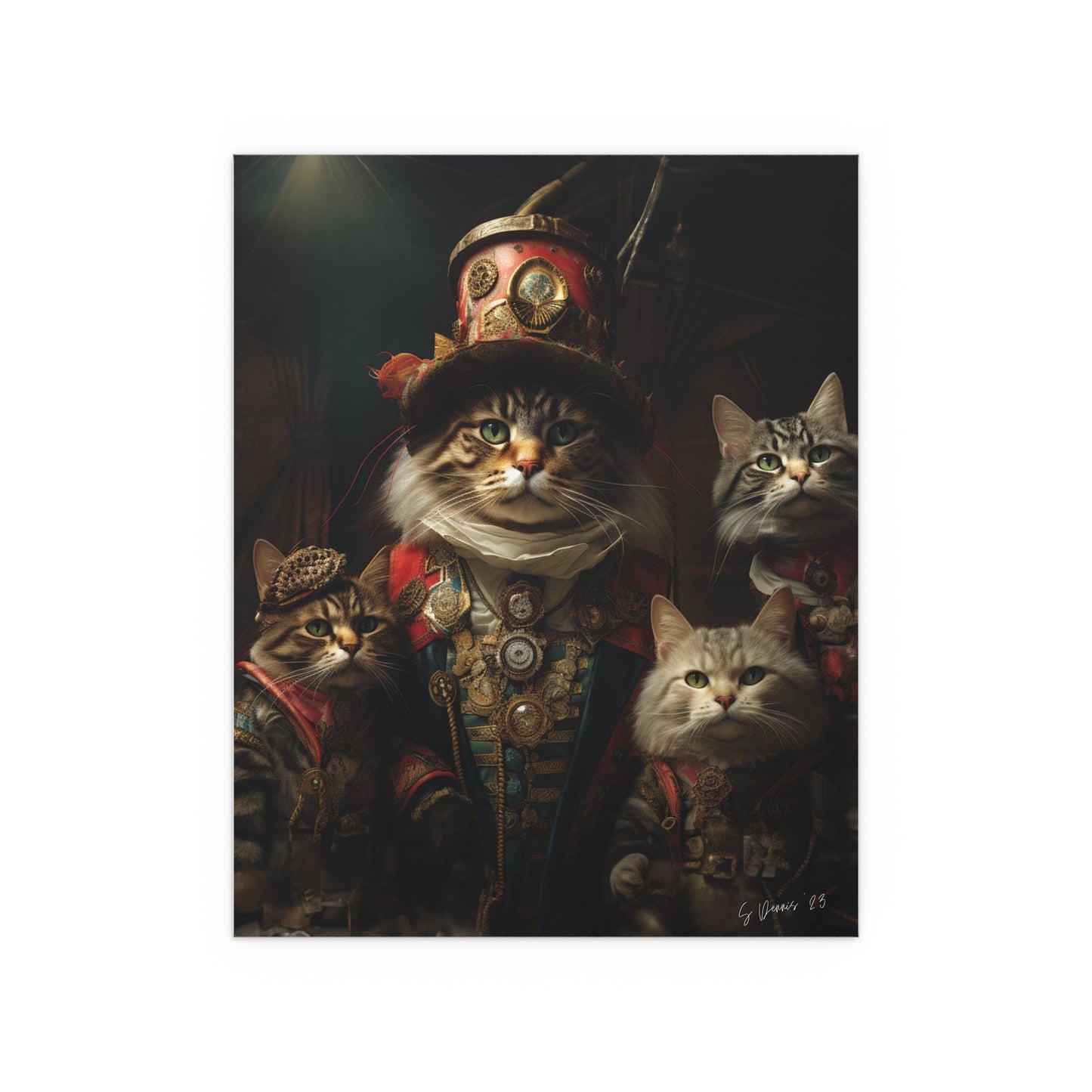 His Royal Fluffiness's Court Print