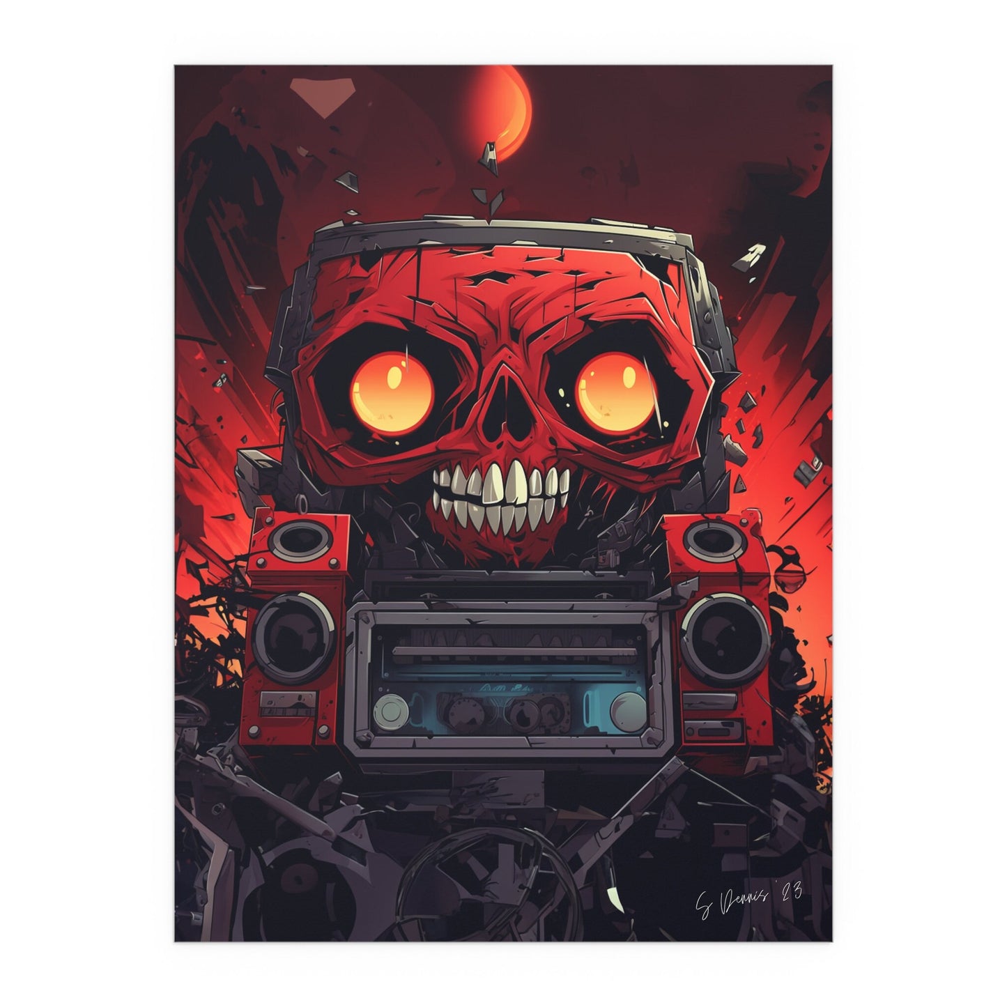 Boooom Box Print