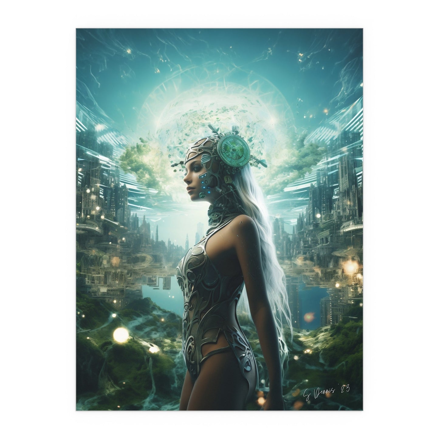 Cyber Elf Oracle Print