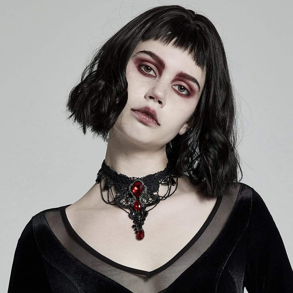 Gothic Lace Choker Wedding Choker