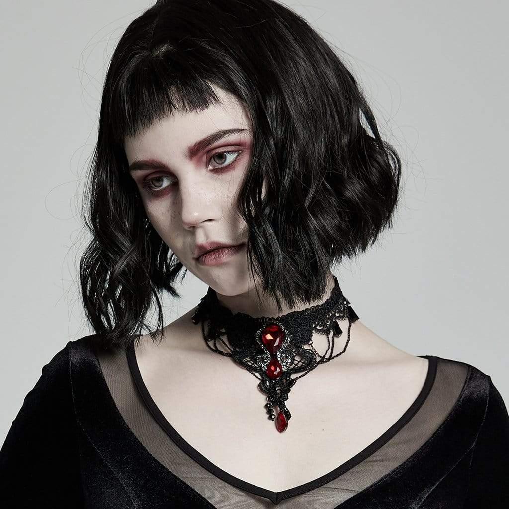Gothic Lace Choker Wedding Choker