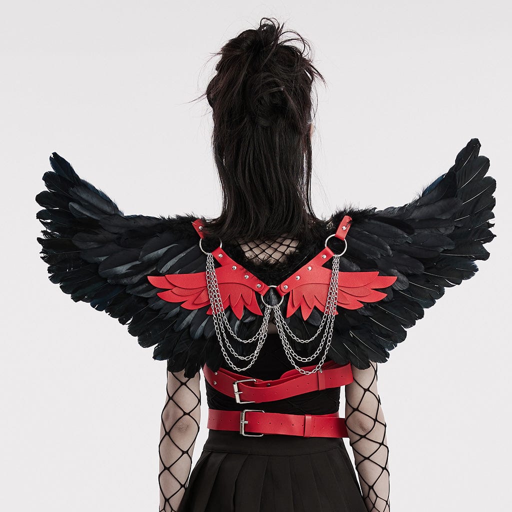 Women's Punk Feather Wing Harness