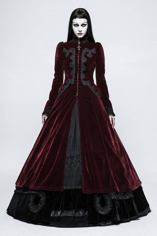 GOTHIC PALACE SWALLOW TAIL LONG DRESS