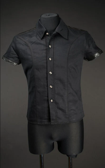 Faux Leather Shirt
