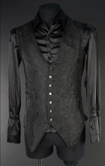 Black Marquis Long Vest