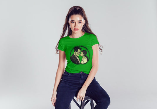 Goth and Geeky ILY...I Know Women's Shirt Goth, Horror, Movie Graphic Tshirt