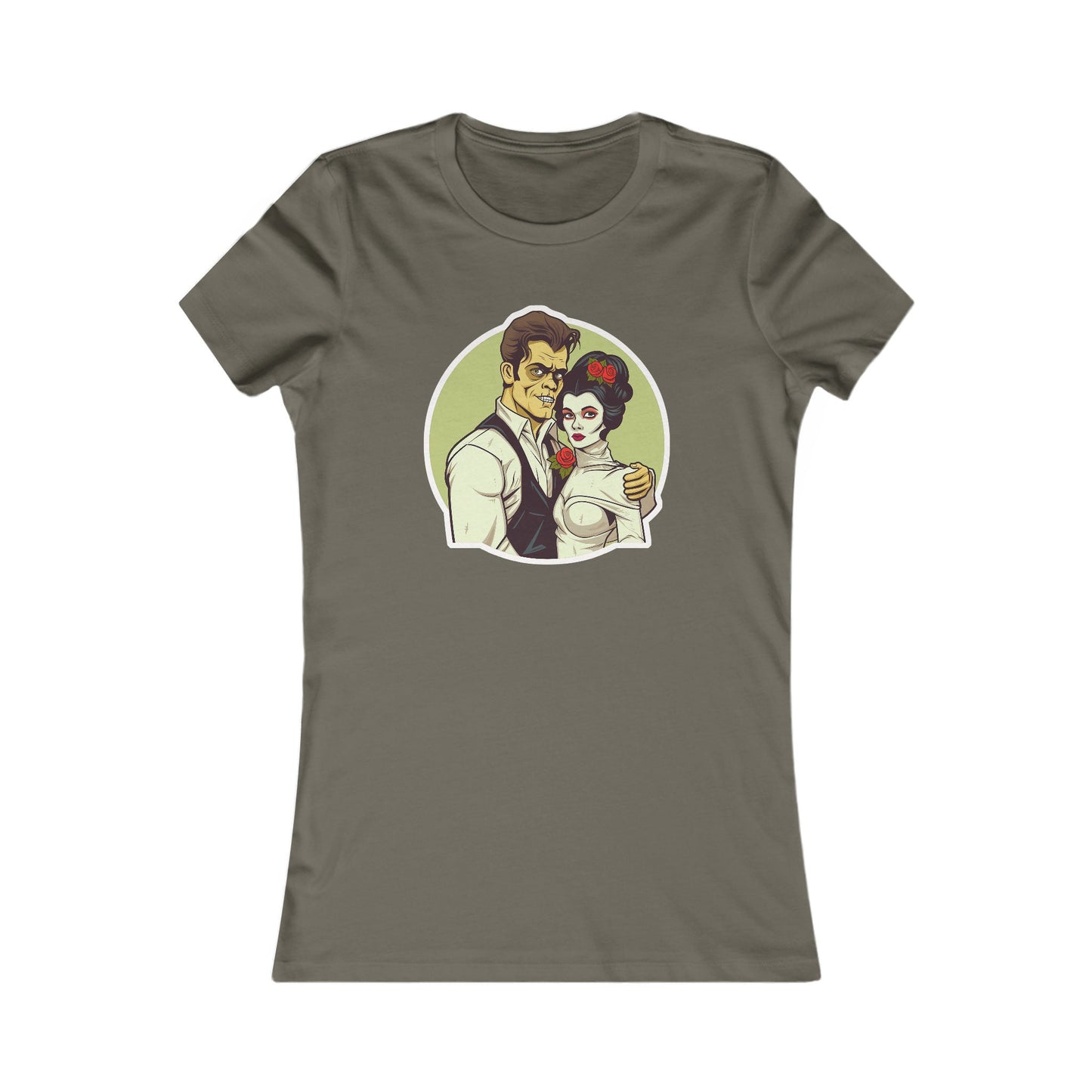 Goth & Geeky Hansenstein and Bride Women's T-Shirt